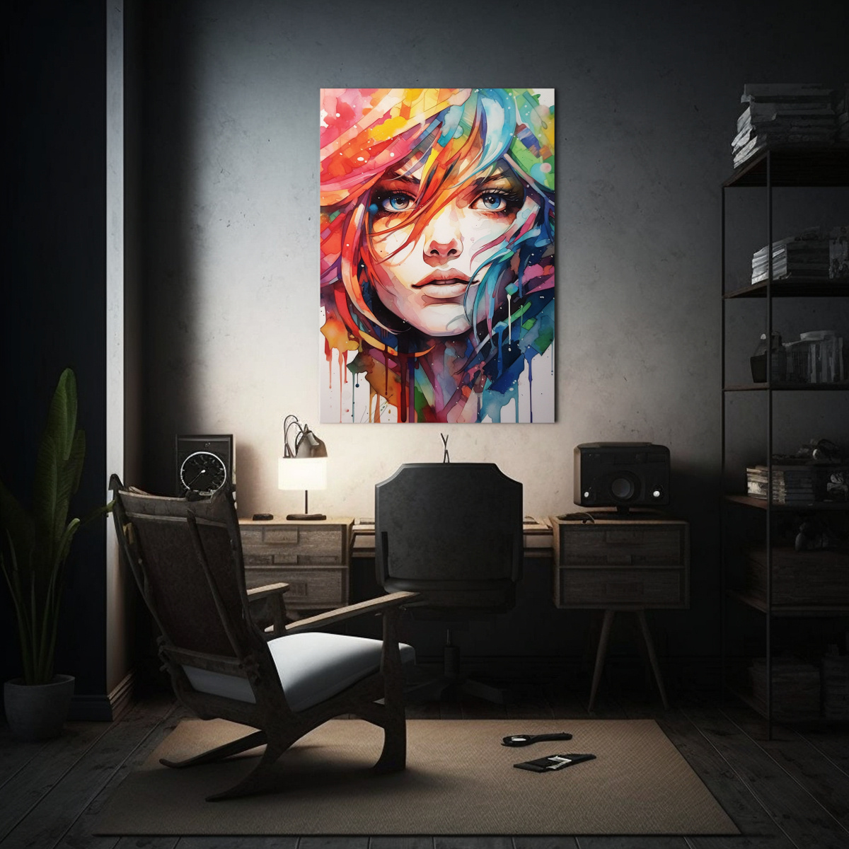 PINTURAS DECORATIVAS MINIMALISTAS DE LIENZO CON 20X30 CM - 2