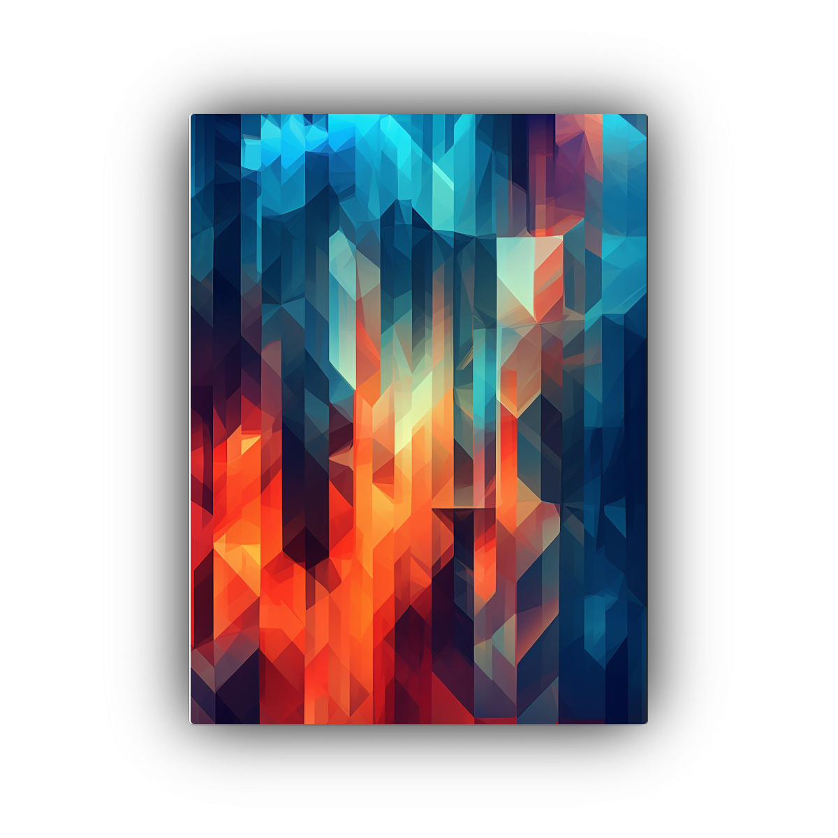 LIENZO ABSTRACTO DE DORMITORIO INSPIRADO EN EL 30X40 CM - 1
