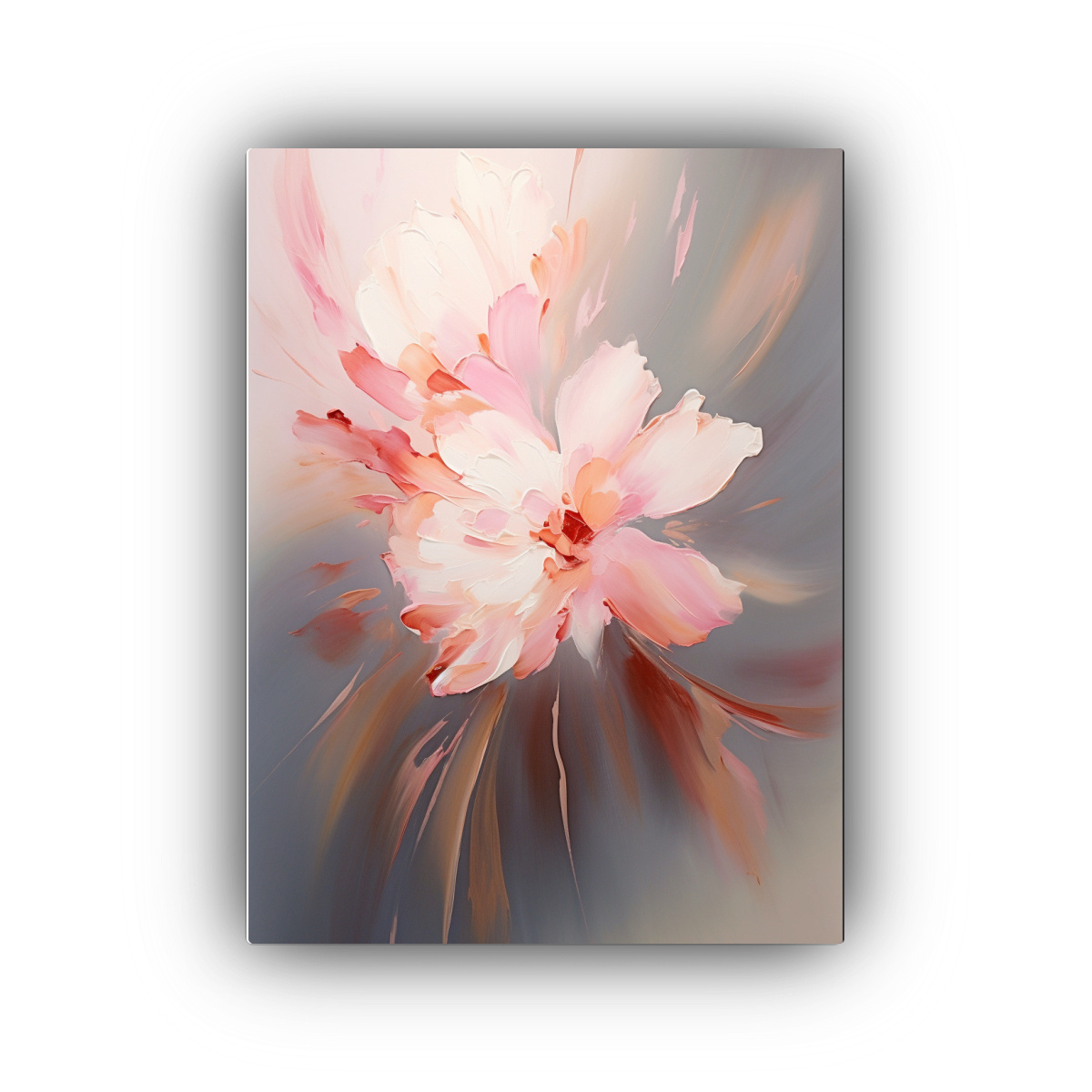 PINTURAS DECORATIVAS ABSTRACTAS DE FLORES 20X30 CM - 1