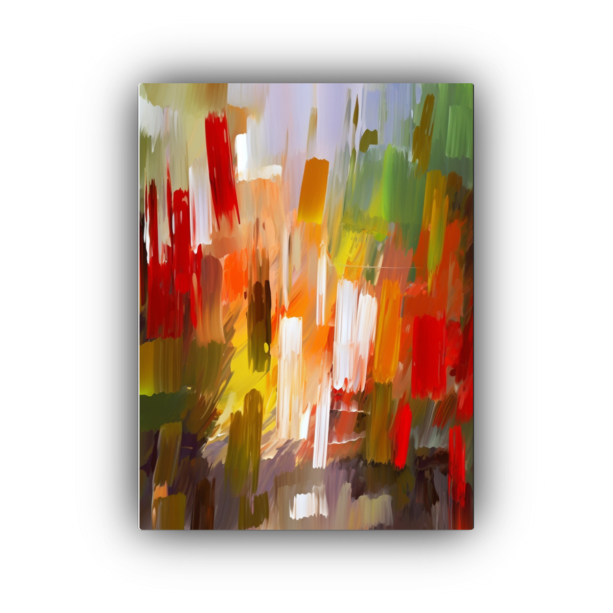 PINTURA EN BASTIDOR CON LÍNEAS FINAS PARA COMEDOR 30X45 CM - 1