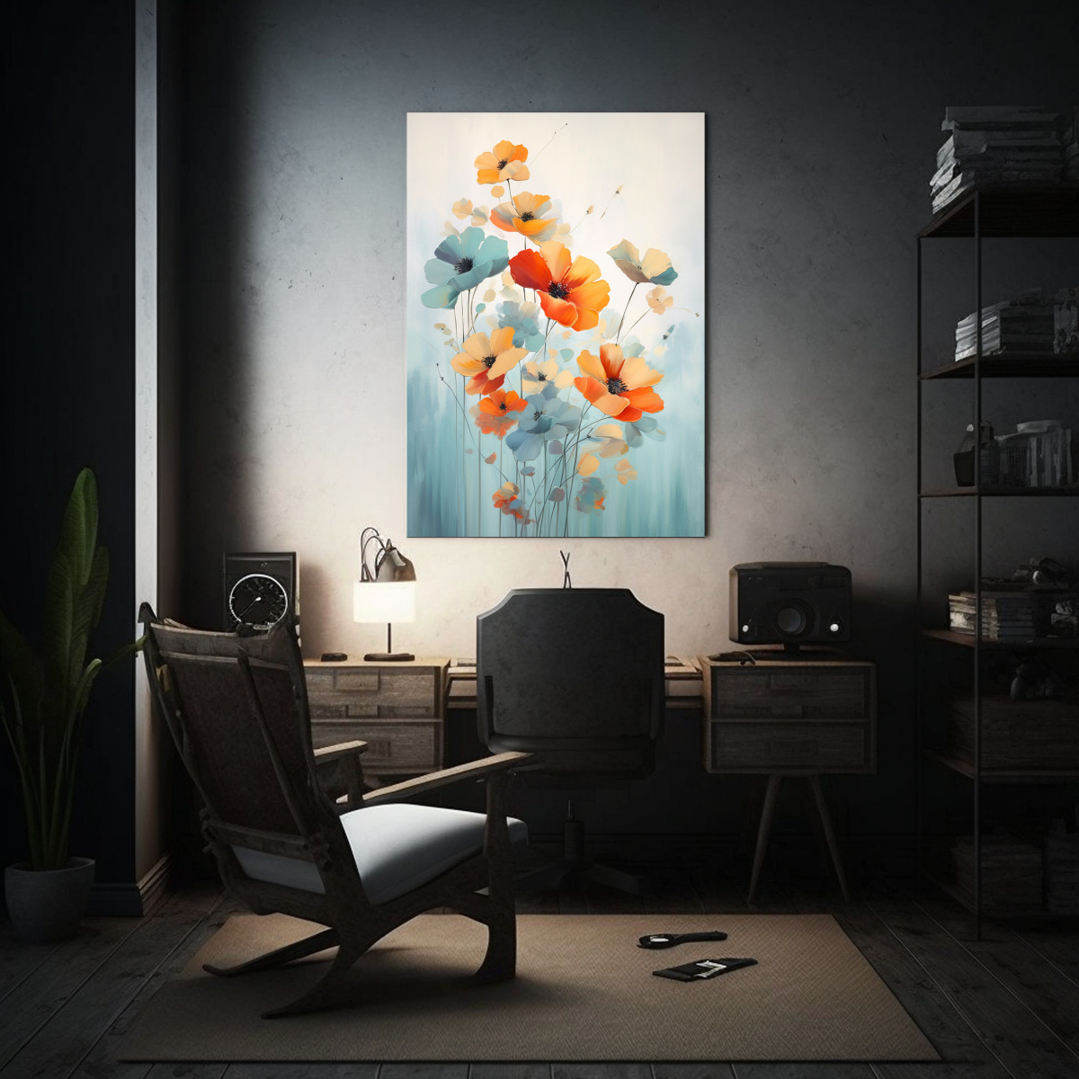 CUADRO INSPIRADOR DE ALTA RESOLUCIÓN: PINTURA AL 80X120 CM - 2