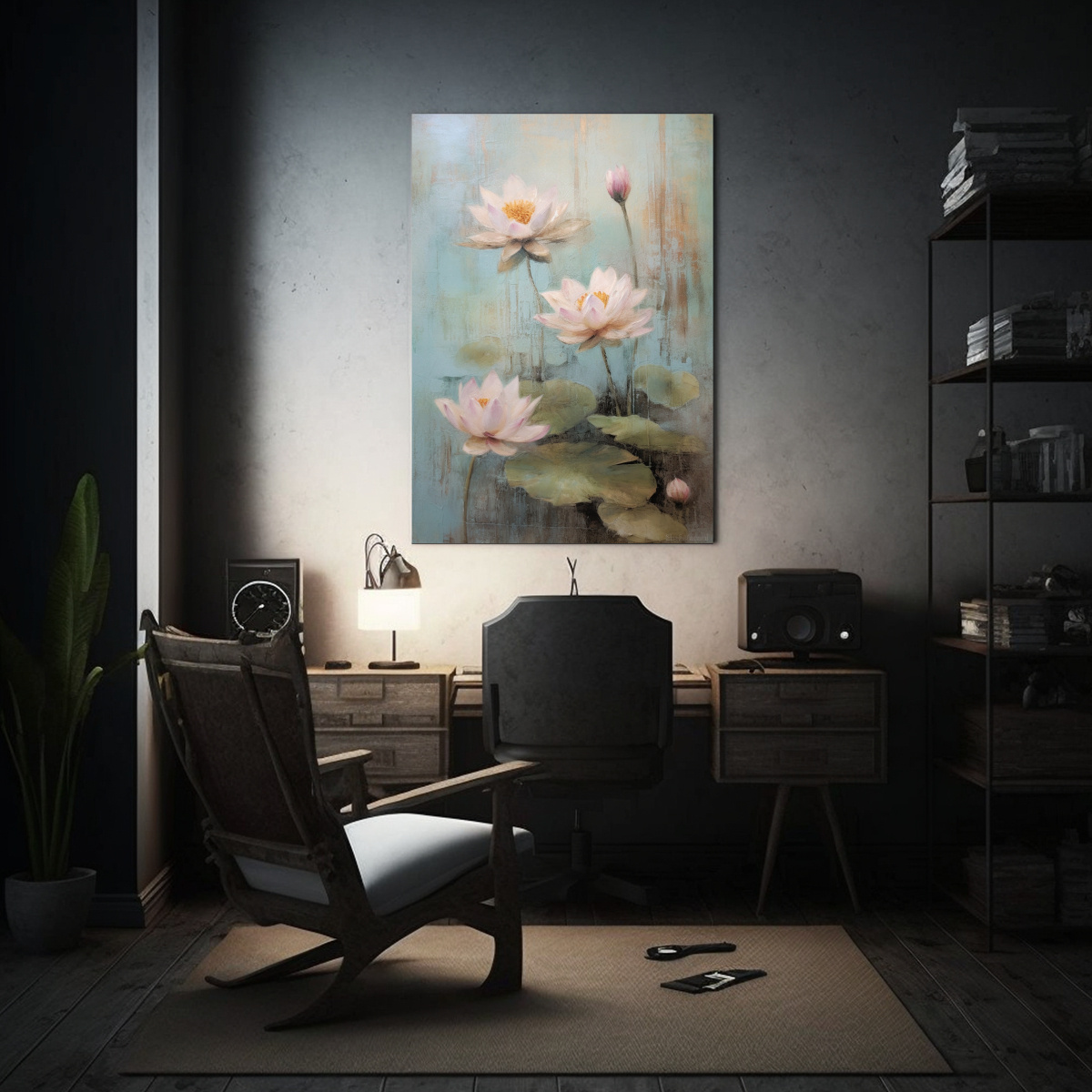 PINTURA AL ÓLEO LIENZO INSPIRACIÓN PERSPECTIVA 60X90 CM - 2