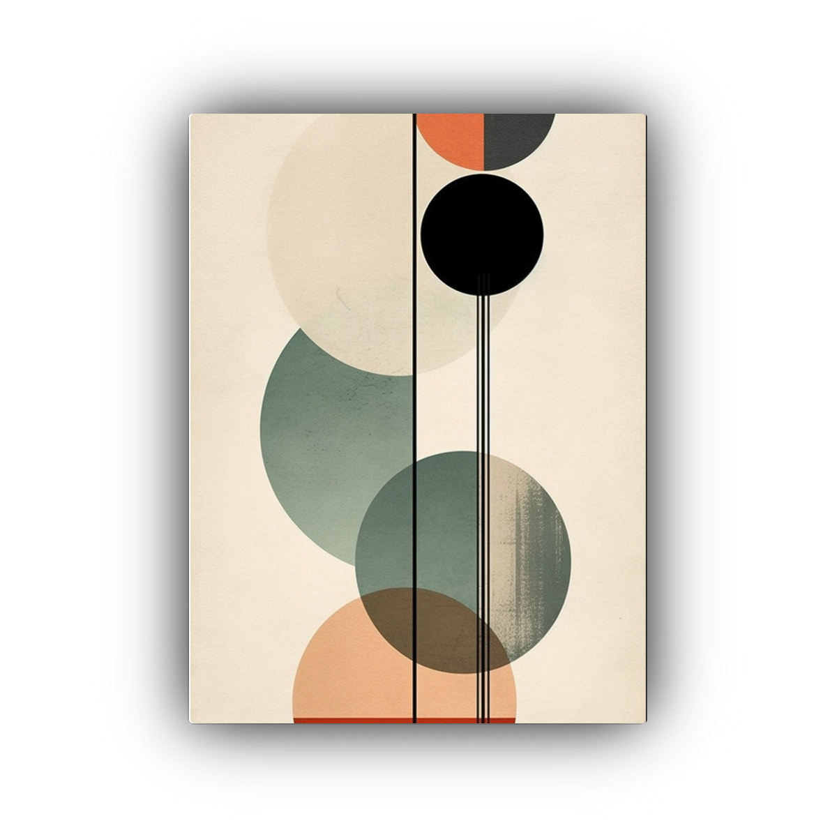 PINTURAS DECORATIVAS ESTILO CUADROES MEDIADOS 50X65 CM - 1