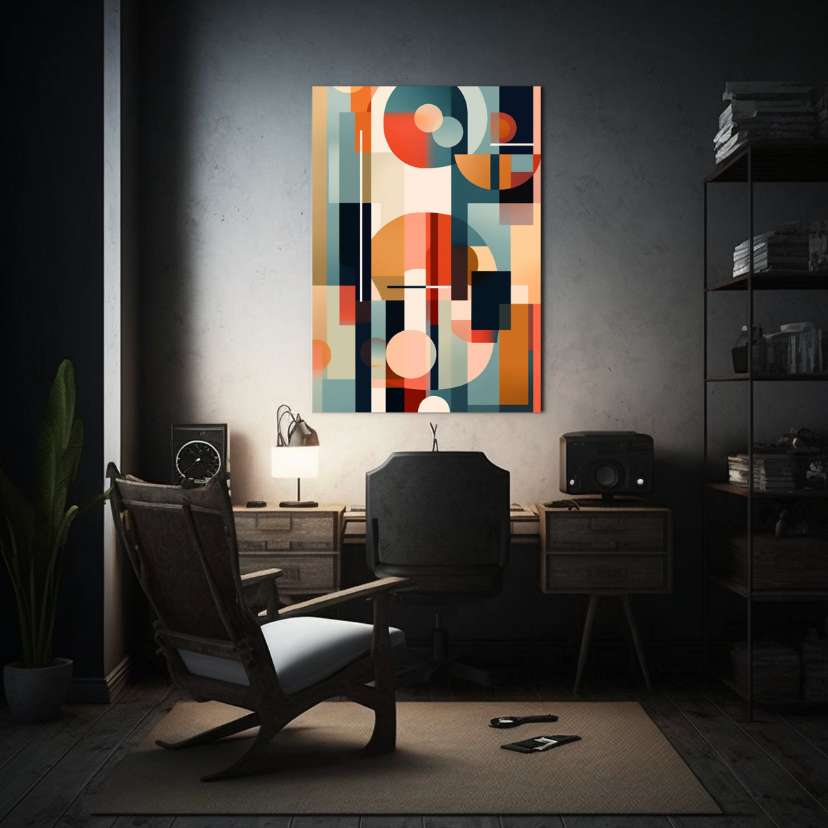 ARTE ABSTRACTO DE LIENZO CON IMAGEN ARMÓNICA Y 40X60 CM - 2