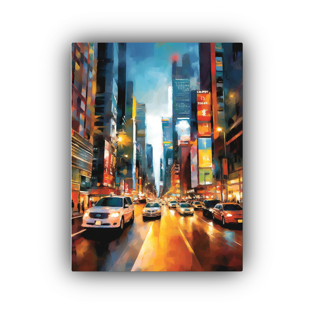 ARTE PARED FOTOGRAFÍA RELIEVE CIUDAD ACTIVA 30X45 CM - 1