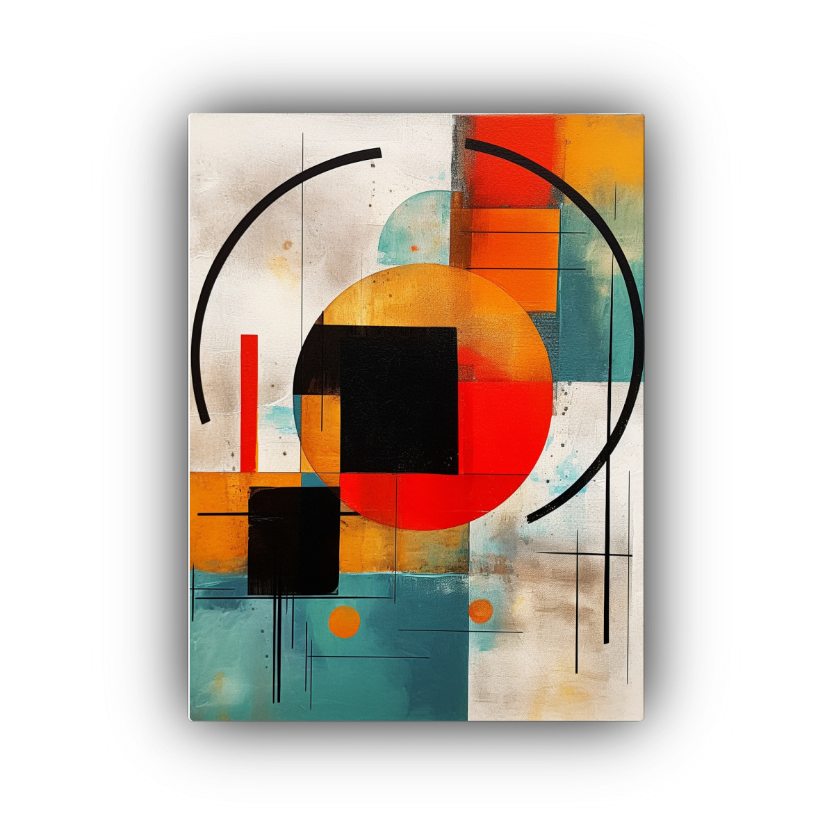 PINTURA CREATIVA INSPIRADA EN LA PROFUNDIDAD DE 40X50 CM - 1