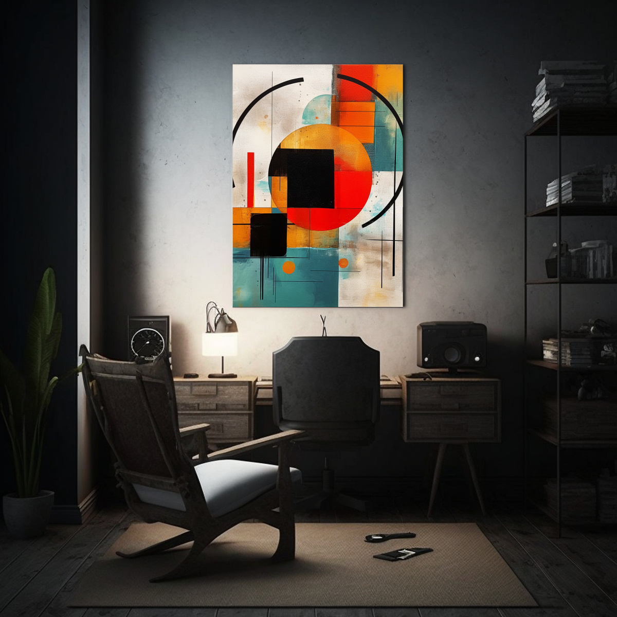 PINTURA CREATIVA INSPIRADA EN LA PROFUNDIDAD DE 40X50 CM - 2