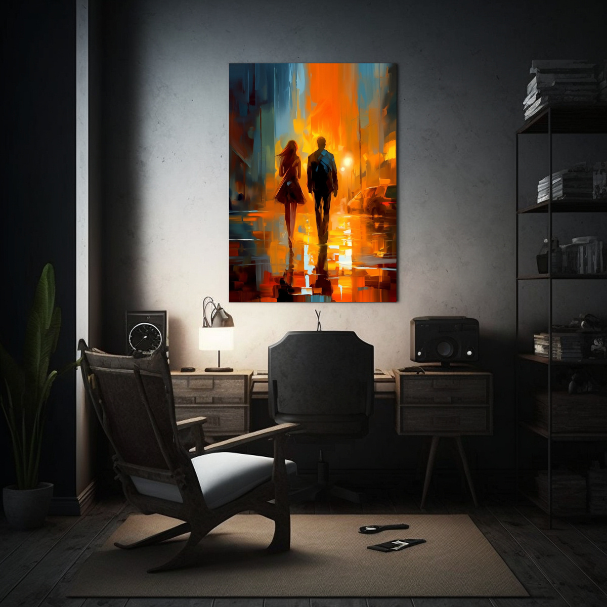 PINTURA DECORATIVA CLOSEUPART CON ESTILO DEL 80X120 CM - 2