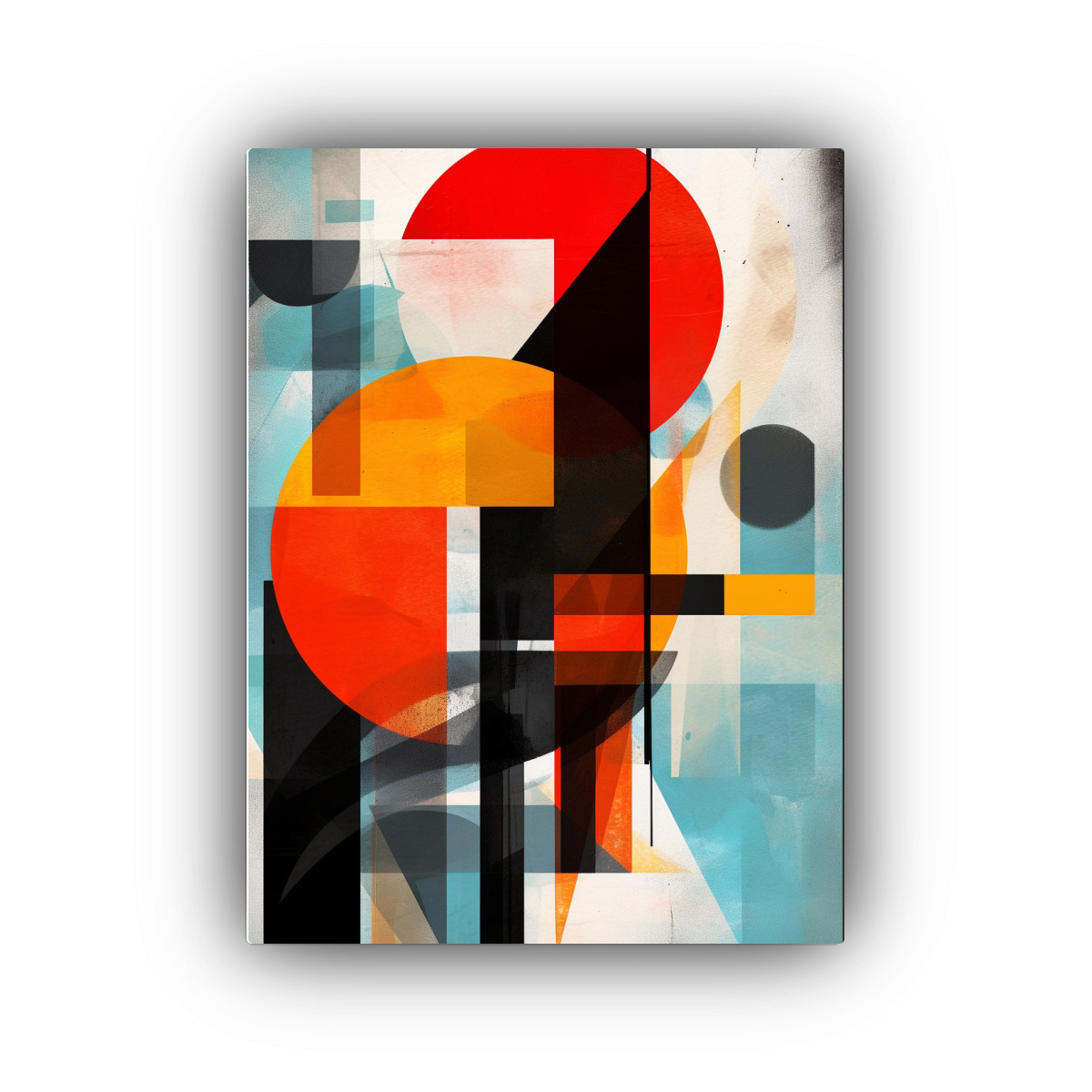 ARTE ABSTRACTO COMPOSICIÓN ASIMÉTRICA DE PARED 30X40 CM - 1