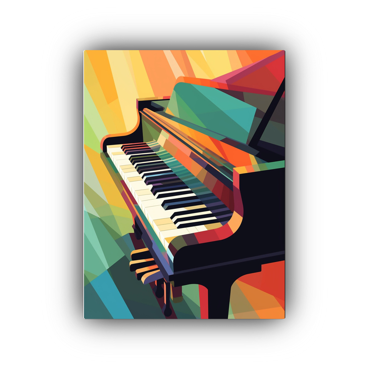 CUADRO DE DECORACIÓN DE ARTE CON IMAGEN 40X50 CM - 1