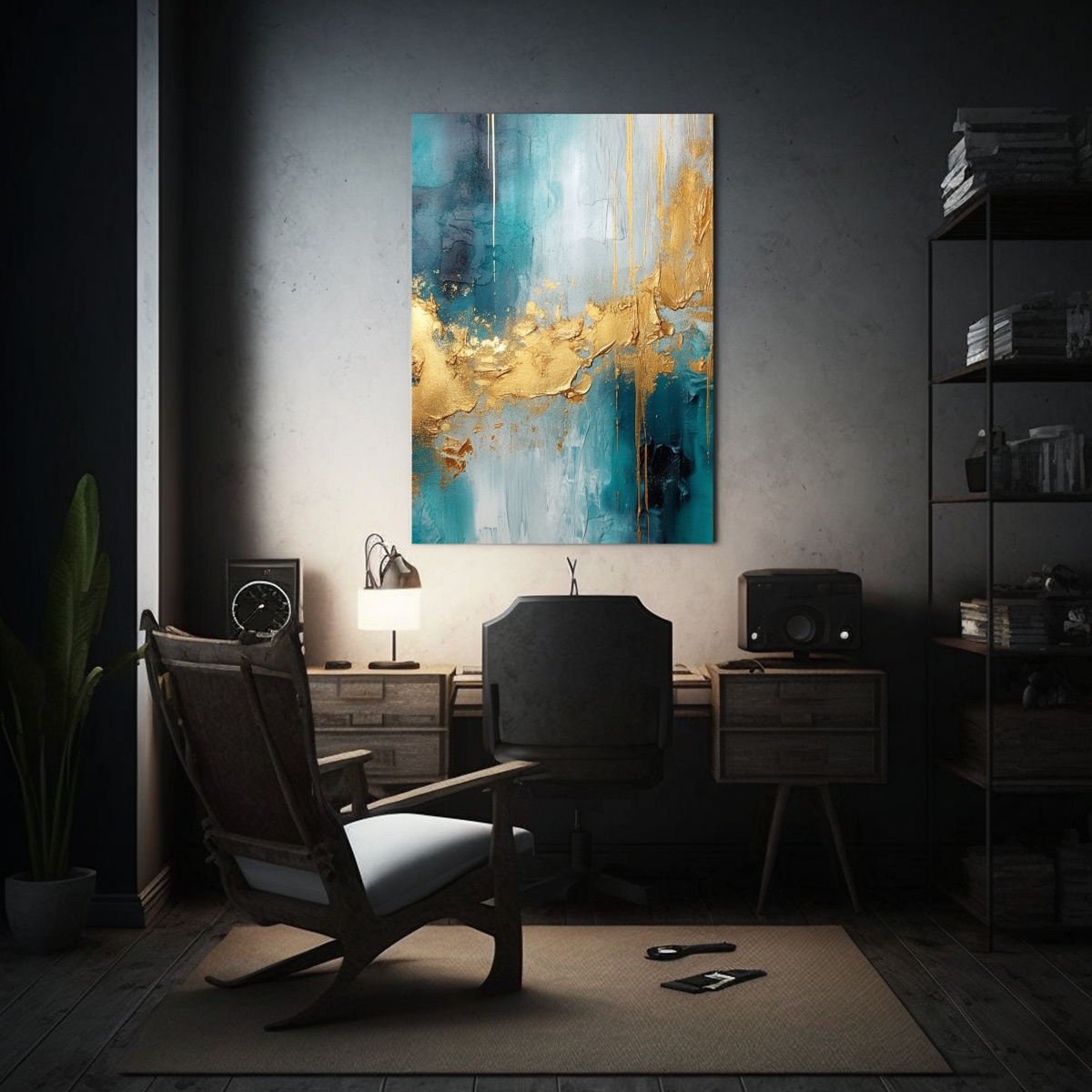 ARTE DE PARED MODERNOS | PINTURAS ABSTRACTAS CON 40X50 CM - 2