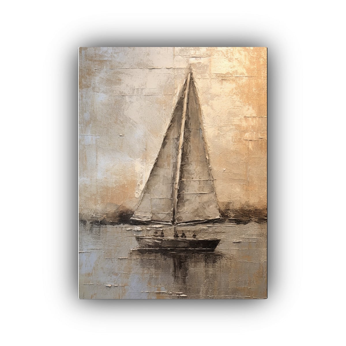 CUADRO DE DECORACIÓN MOVIMIENTO ESCENA VELERO 20X30 CM - 1