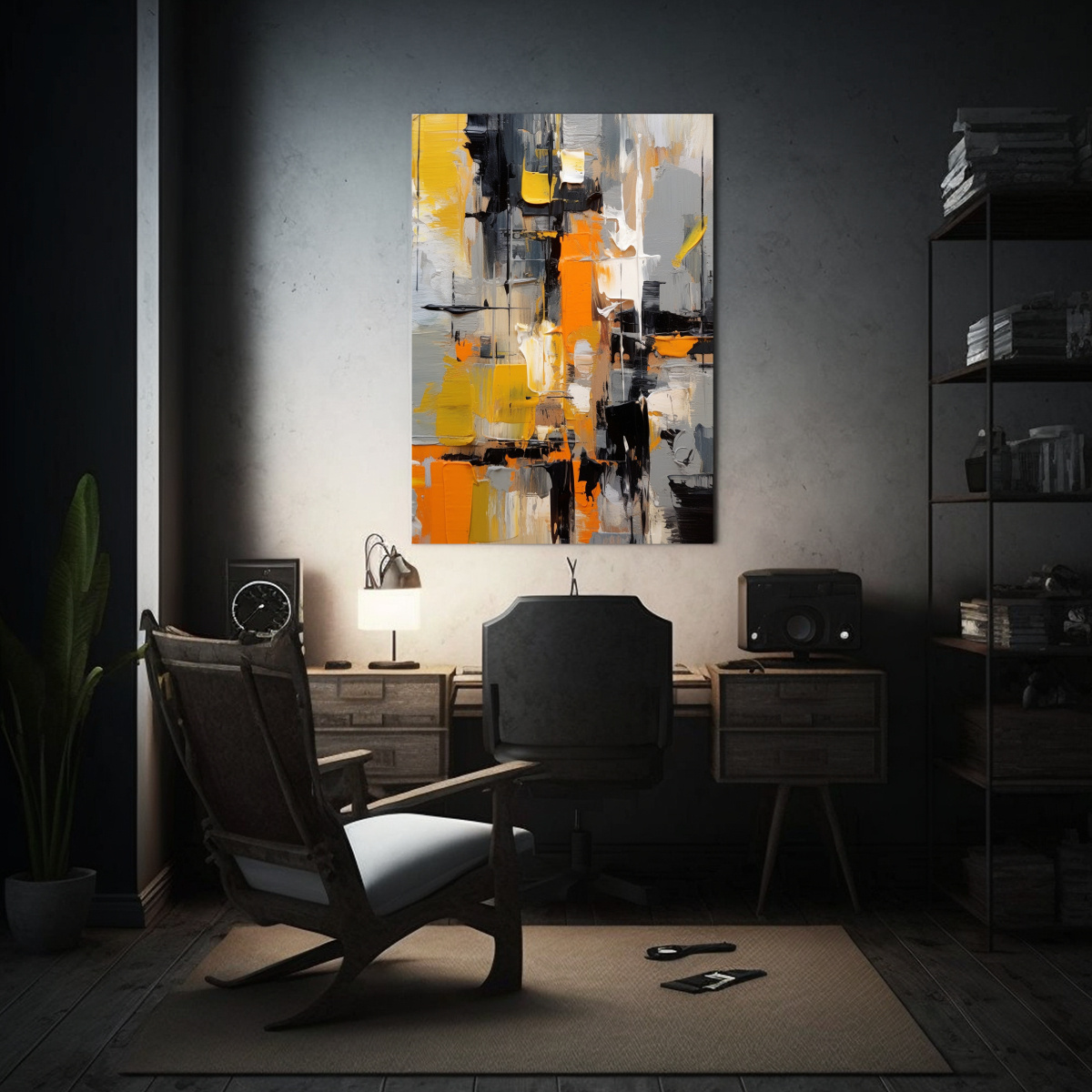 CUADRO CREATIVA ELEGANTE THANH BINH, PINTURA 40X60 CM - 2