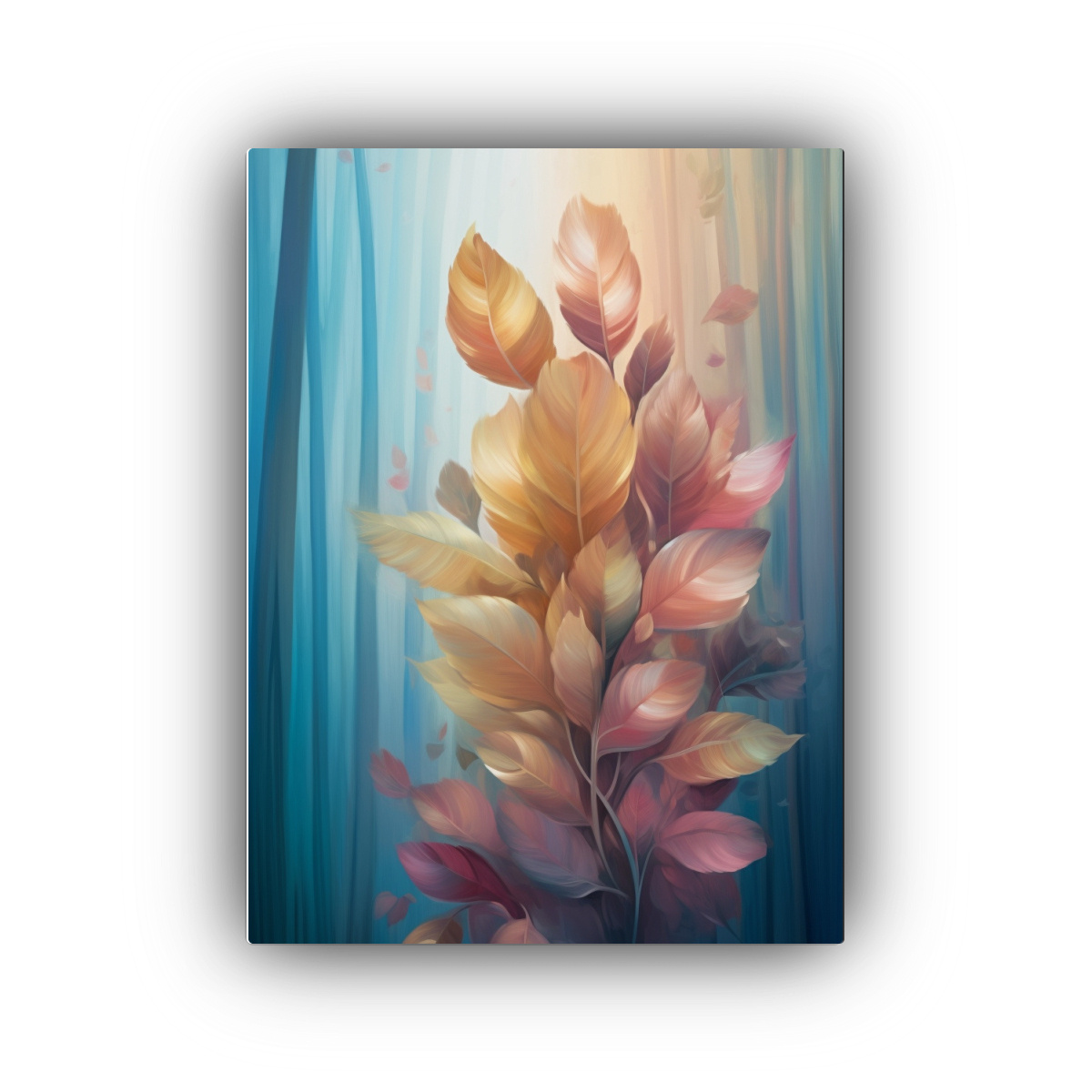 PINTURA DE PARED CUADRO CON COLORES PASTEL 50X75 CM - 1