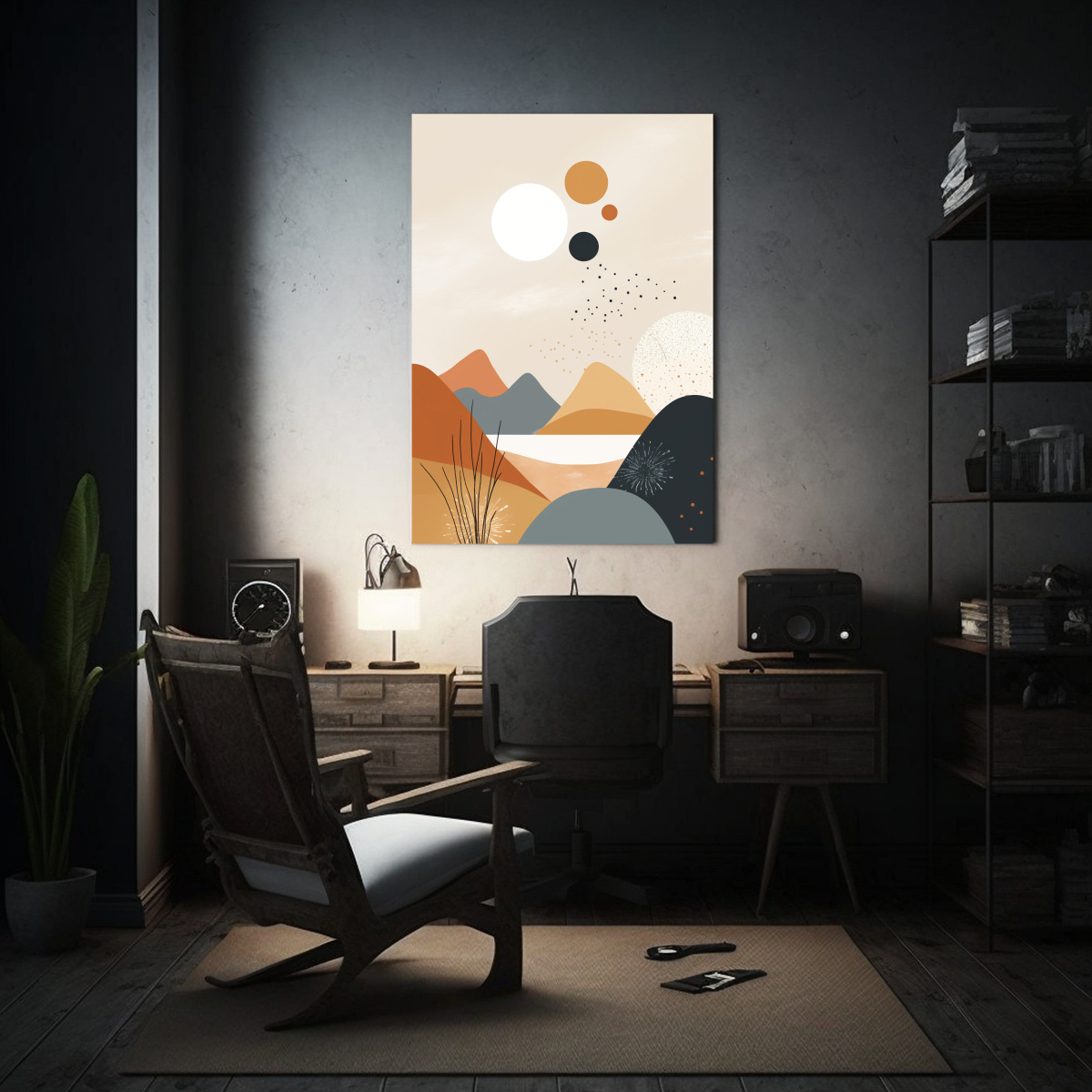 ESTILO GALERÍA SALA: ARTE ESCANDINAVO CON 40X60 CM - 2