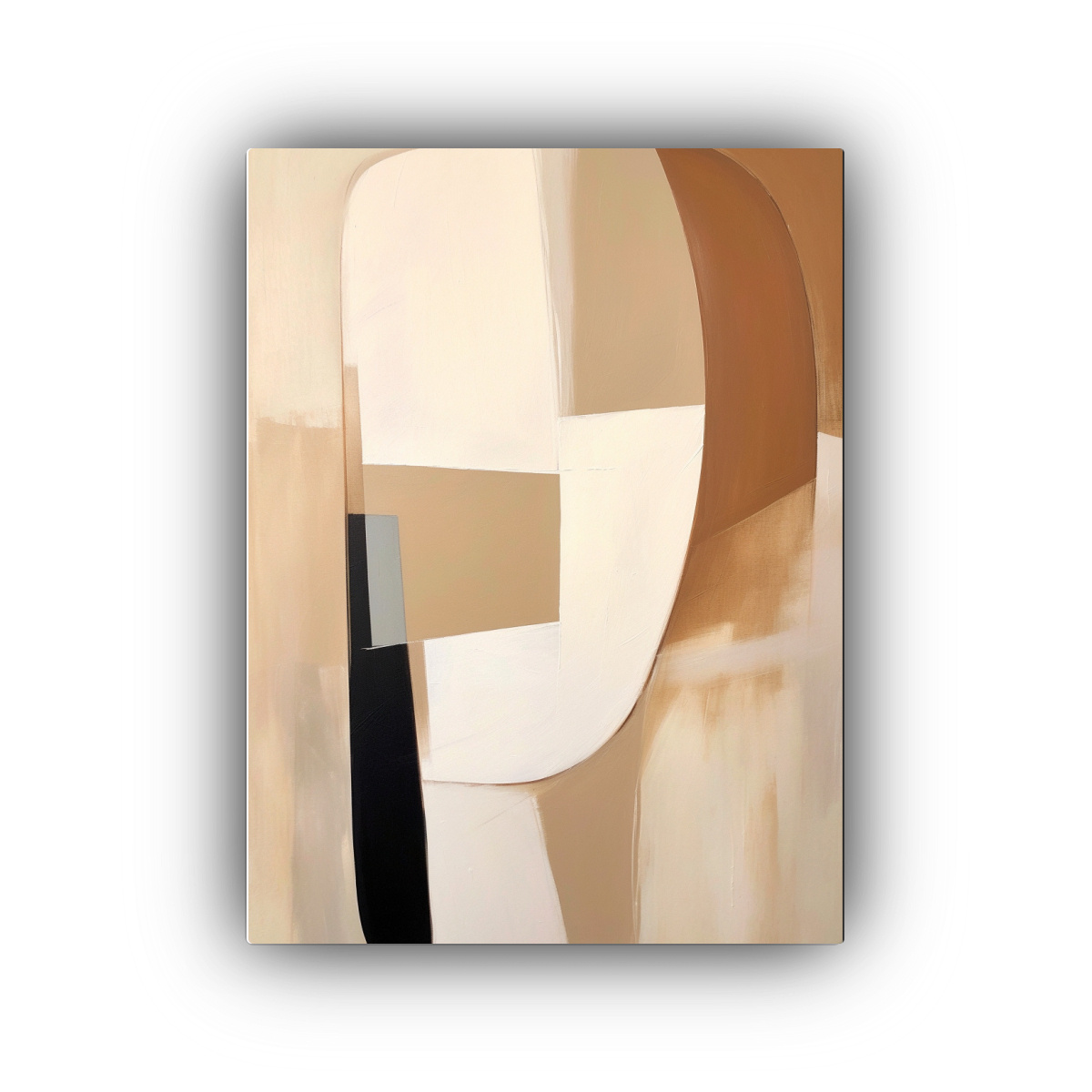 PINTURA GEOMÉTRICA ABSTRACTA MINIMALISTA EN 30X40 CM - 1