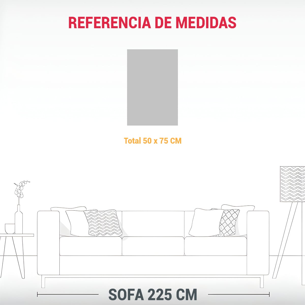 ARTE DE PARED MODERNOS | PINTURAS ABSTRACTAS CON 50X75 CM - 3