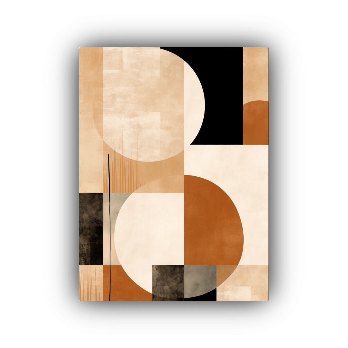 CUADRO DECORATIVO LIENZO MOVIMIENTO VITALIDAD 50X65 CM - 1