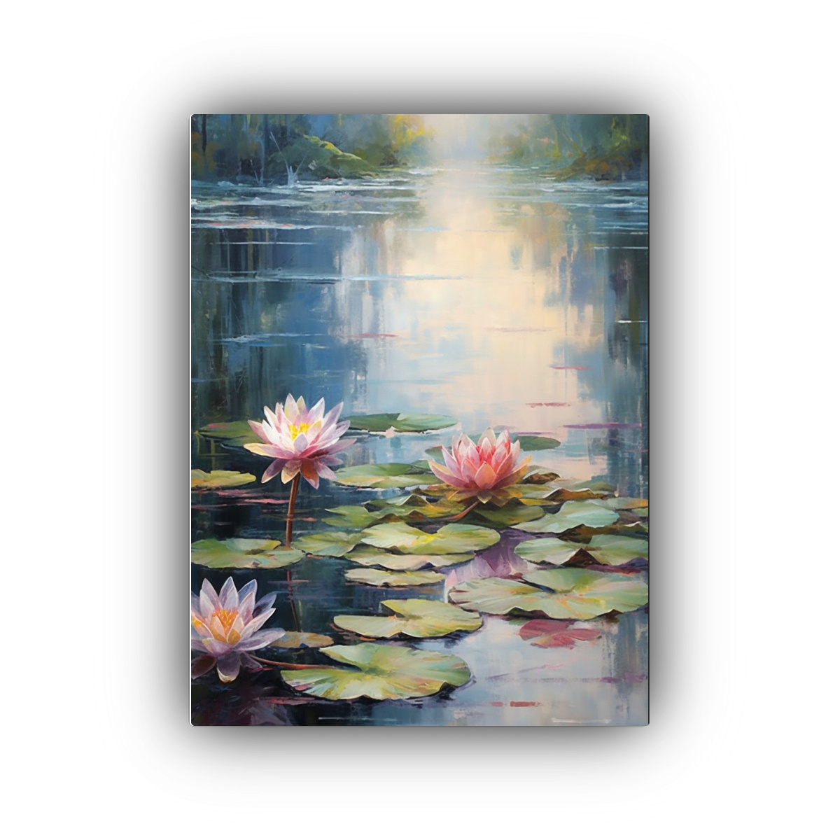 CUADRO HORIZONTAL ESTÉTICO DE FLORES INSPIRADO 80X120 CM - 1