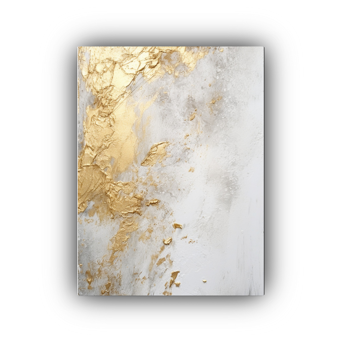 CUADRO MODERNO ESTÉTICO NIKOLIN CON HOJA DE ORO 50X65 CM - 1