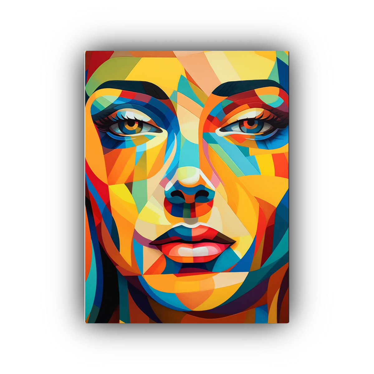 PINTURA ABSTRACTA ESTÉTICA CON FORMAS 30X40 CM - 1