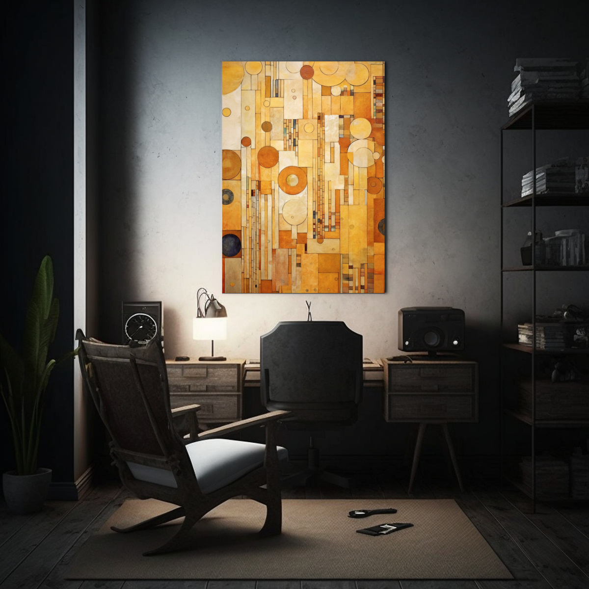 PINTURAS DECORATIVAS INSPIRADAS EN GUSTAV KLIMT 40X50 CM - 2
