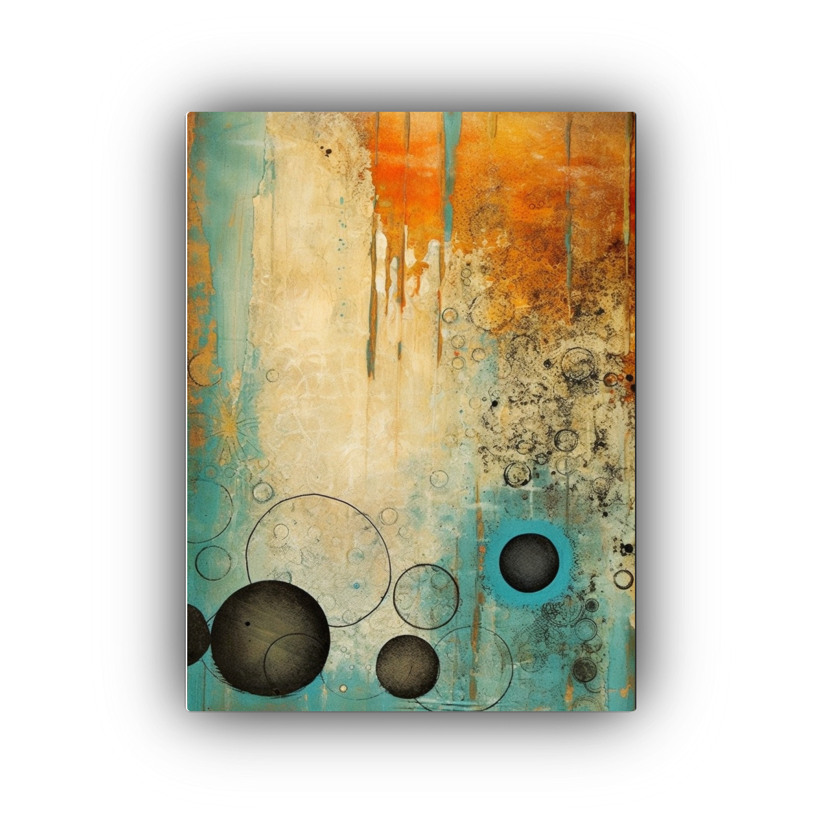 TELA EN BASTIDOR CUADRO IMPACTO VISUAL TEXTURE 80X120 CM - 1