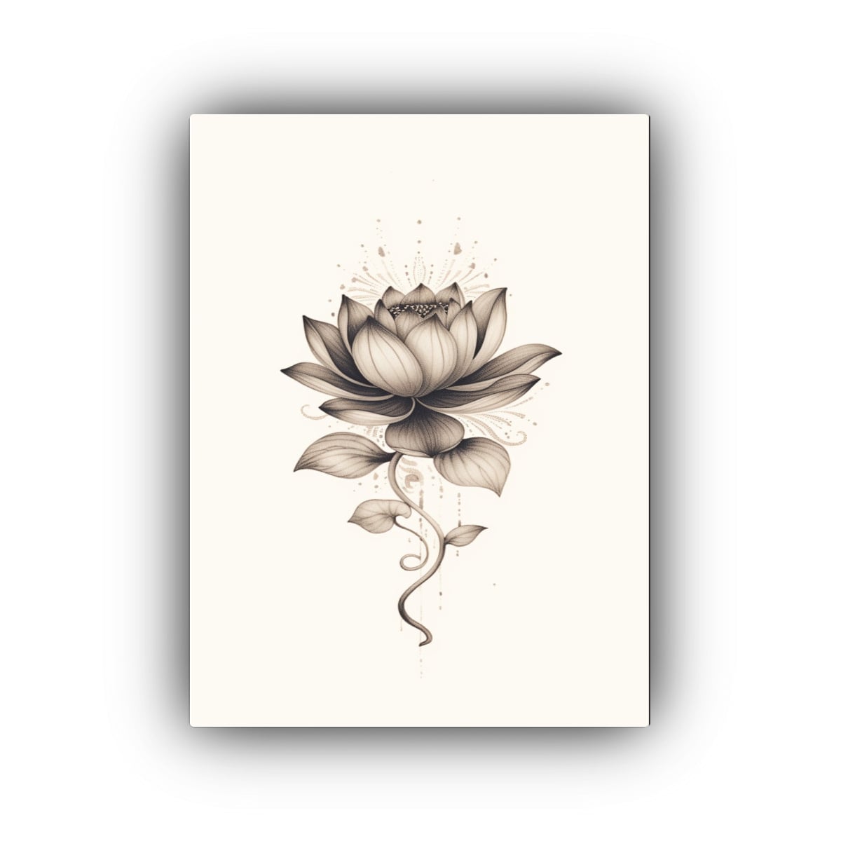 CUADRO DECORATIVO CON DISEÑO ENIGMÁTICO DE UNA 40X50 CM - 1