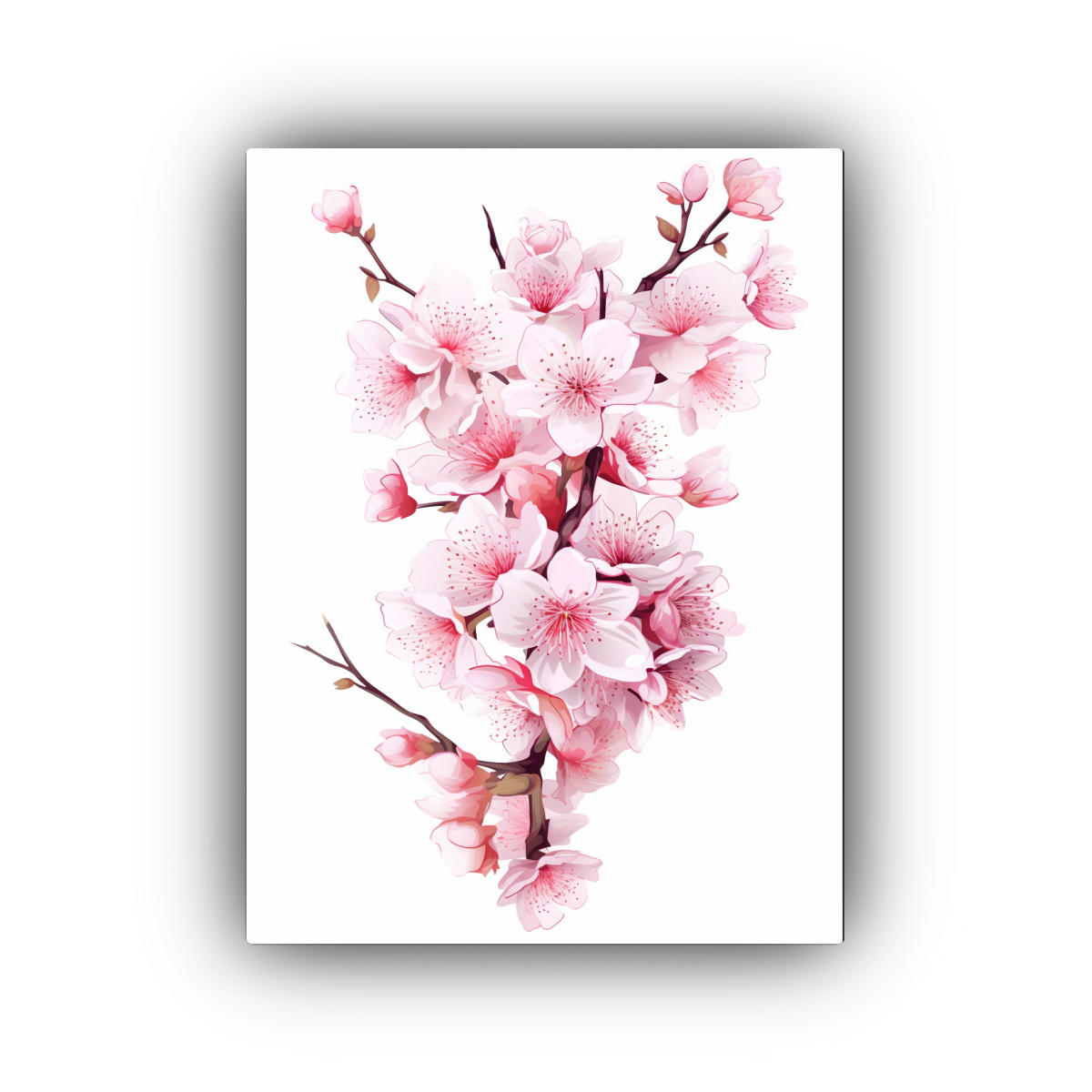 PINTURAS DE DECORACIÓN DE LIENZO DE FLORES DE 50X65 CM - 1