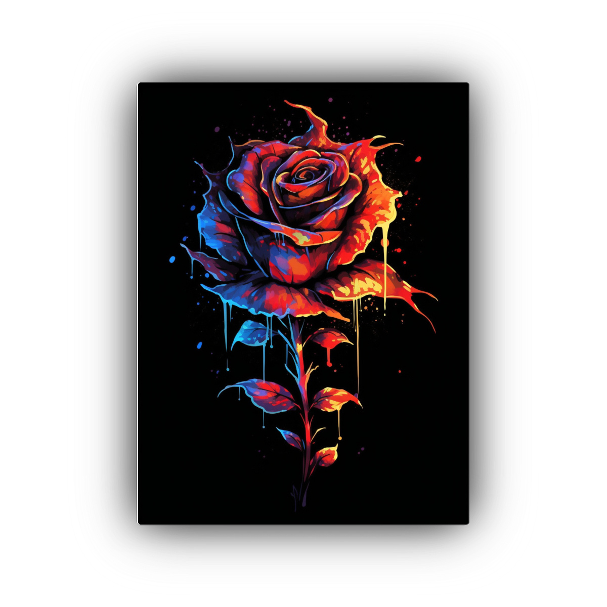 ARTE DE PARED PUNK INFERNAL IMAGEN VIBRANTE 50X75 CM - 1
