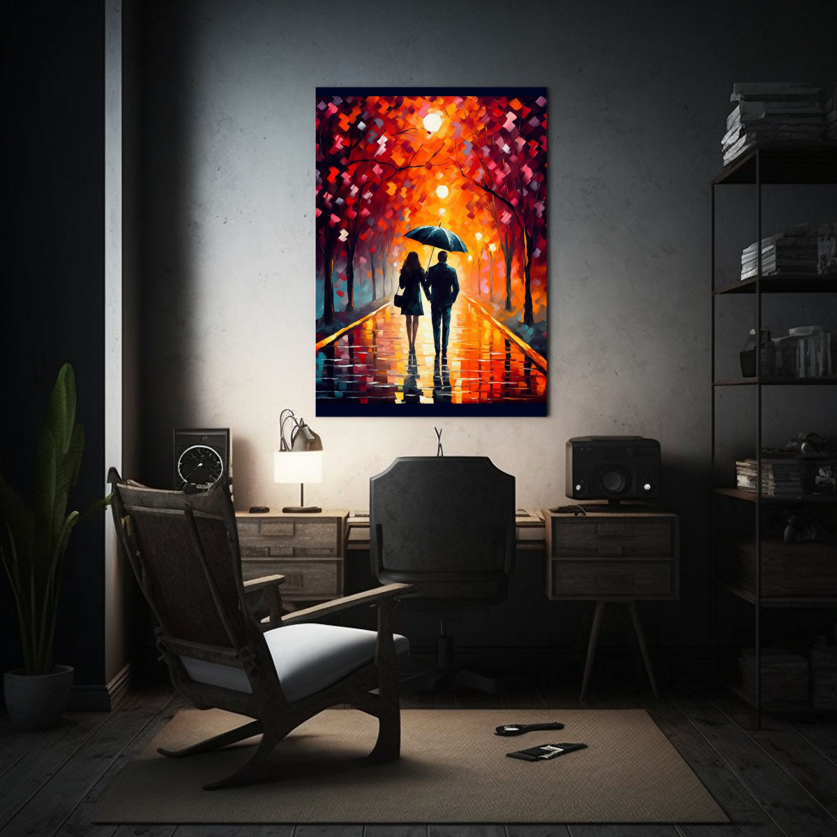CUADRO DECORACIÓN ESPACIO ESTILO LEONID AFREMOV 50X65 CM - 2