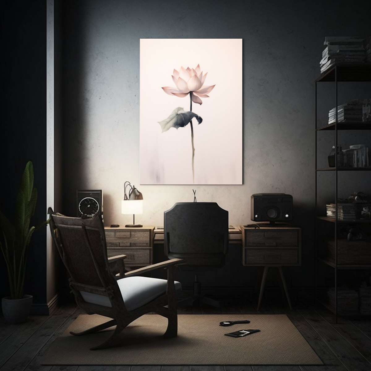 PINTURA MINIMALISTA DE LOTE ELEGANTE PARA 60X90 CM - 2