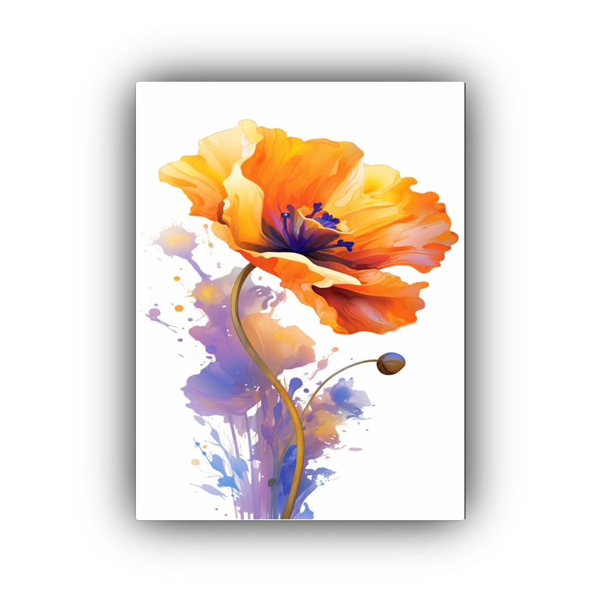 CUADRO DE COLORES AMBIENTE AHMED ELEGANTE EN 40X50 CM - 1