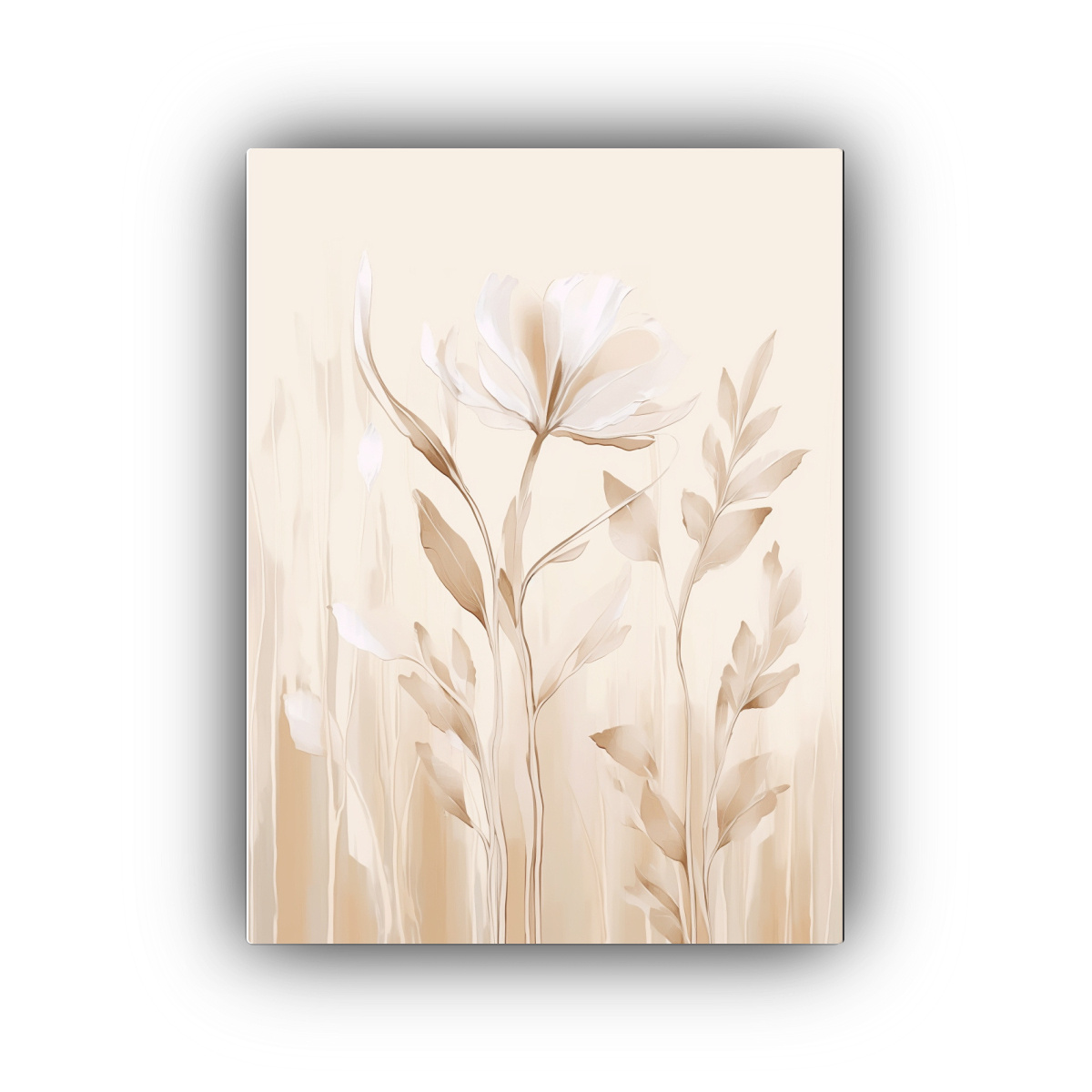 CUADRO ACRÍLICO PINTADO A MANO DE PLANTA 80X120 CM - 1