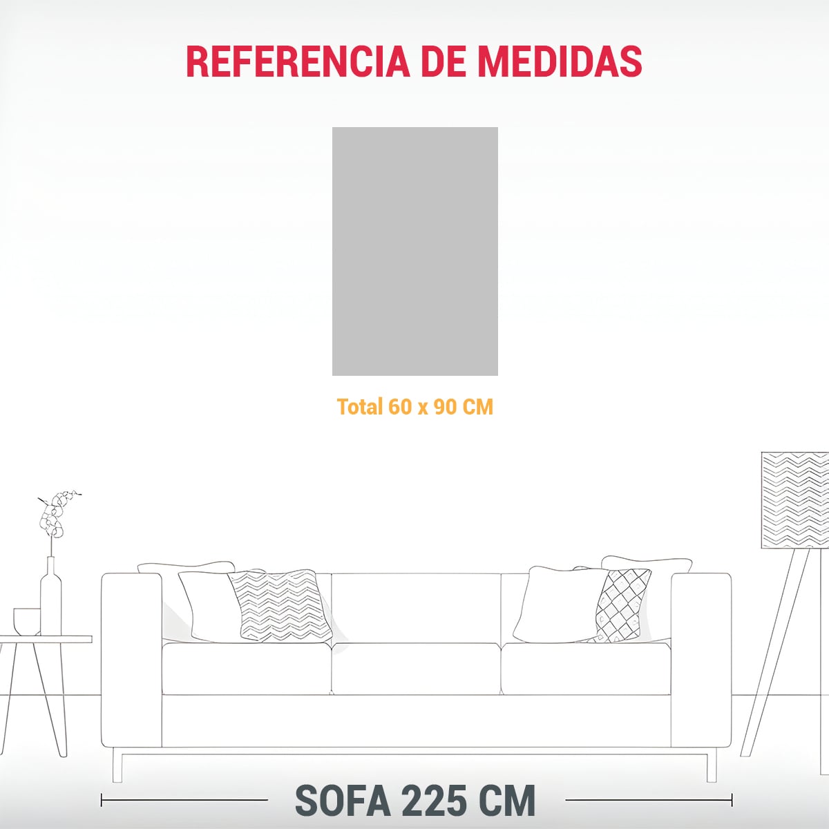 CUADRO DE DECORACIÓN FLORAL ROSA CALIDOS DE 60X90 CM - 3