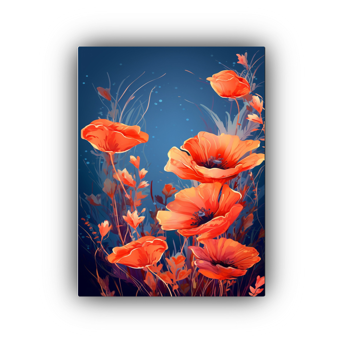 CUADROS DE FLORES EN BASTIDOR CON ESTÉTICA 30X40 CM - 1
