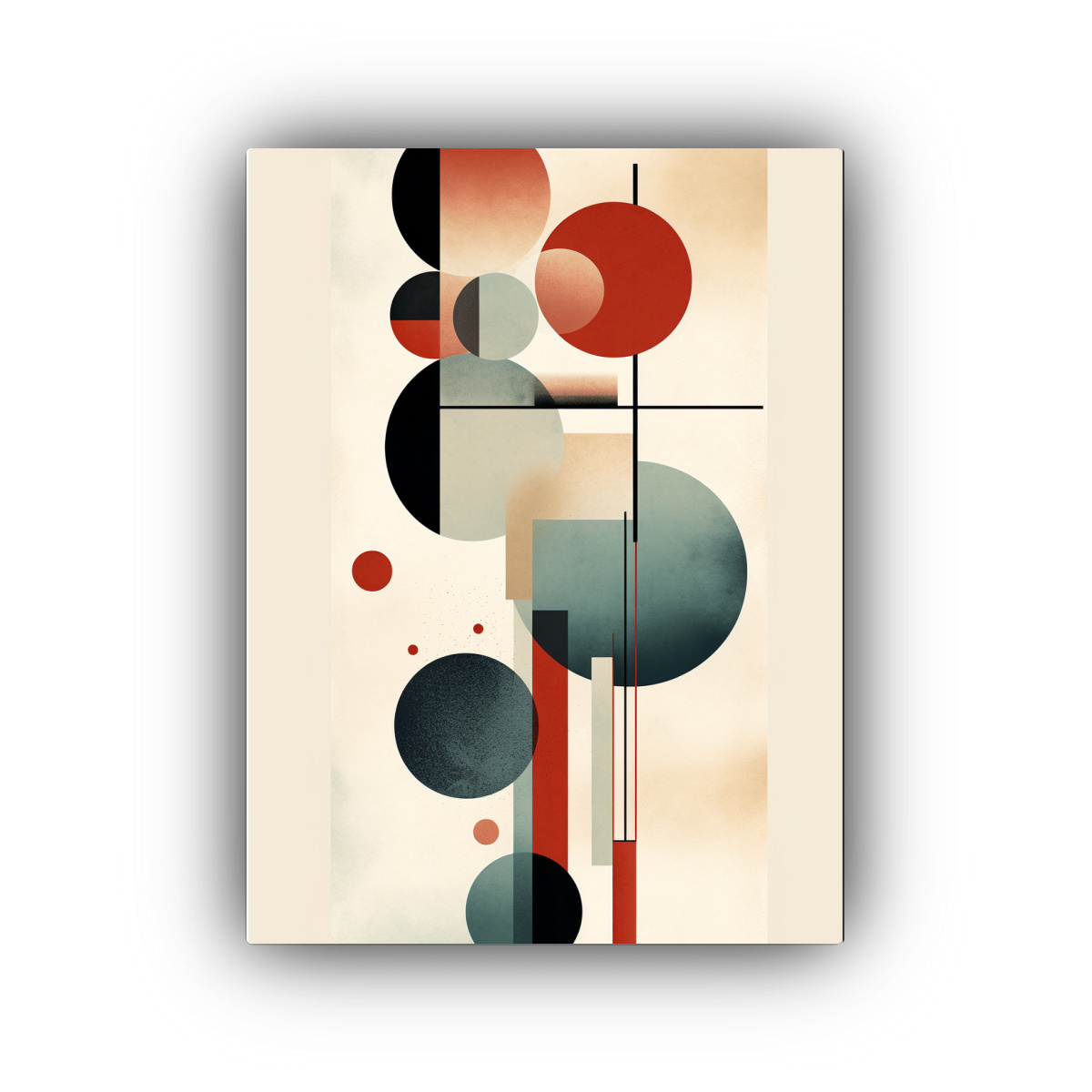 CUADRO ABSTRACTO PARA LA DECORACIÓN DEL HOGAR 30X40 CM - 1