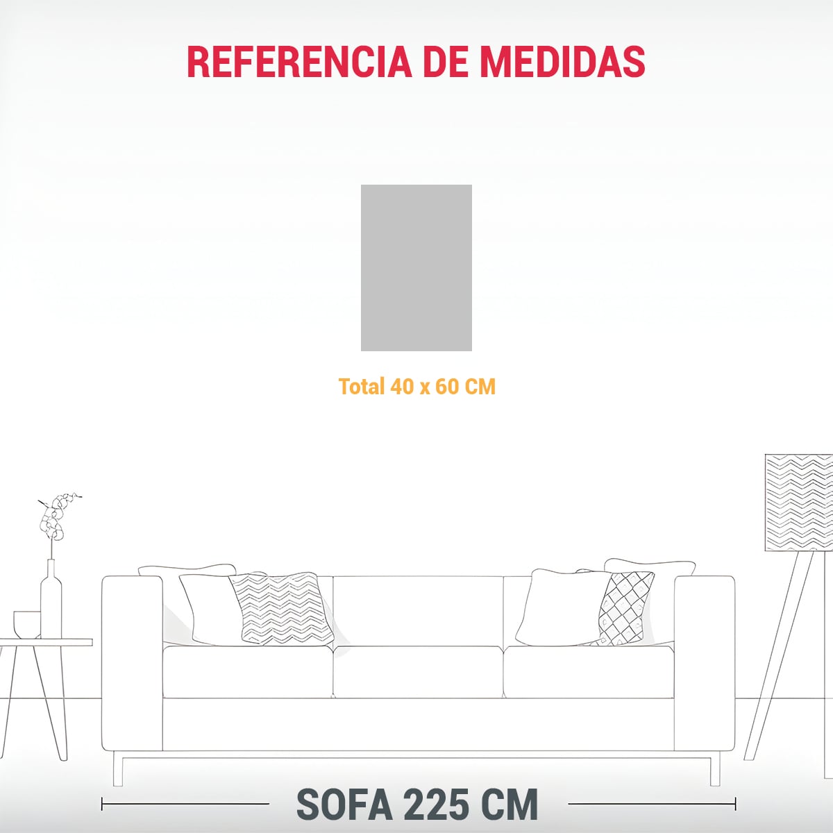 CUADRO CUADRO ORIGINALIDAD LÍNEA MINIMALISTA 40X60 CM - 3