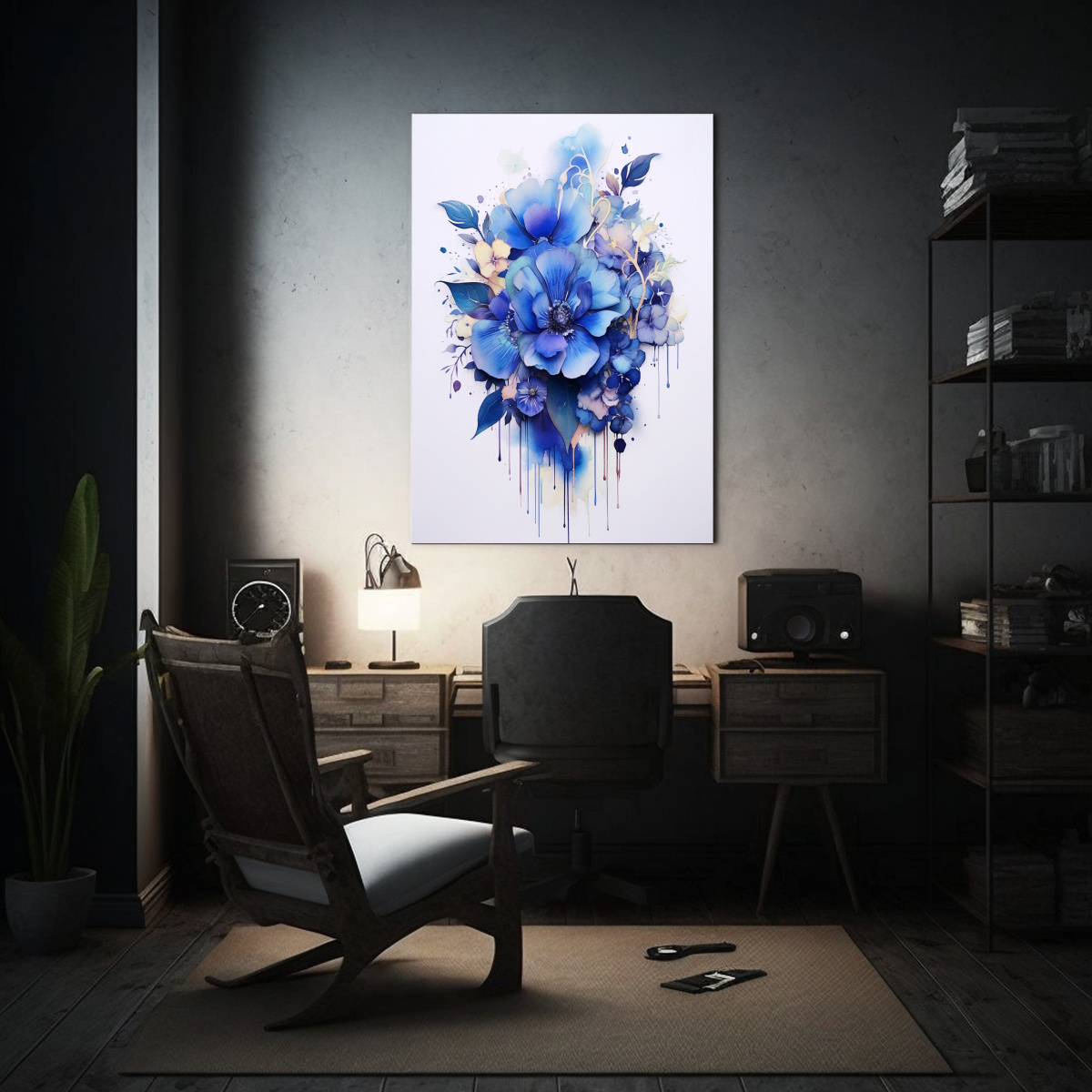 ARTE MODERNOS SENSIBILIDAD ARTÍSTICA ACUARELA 40X50 CM - 2