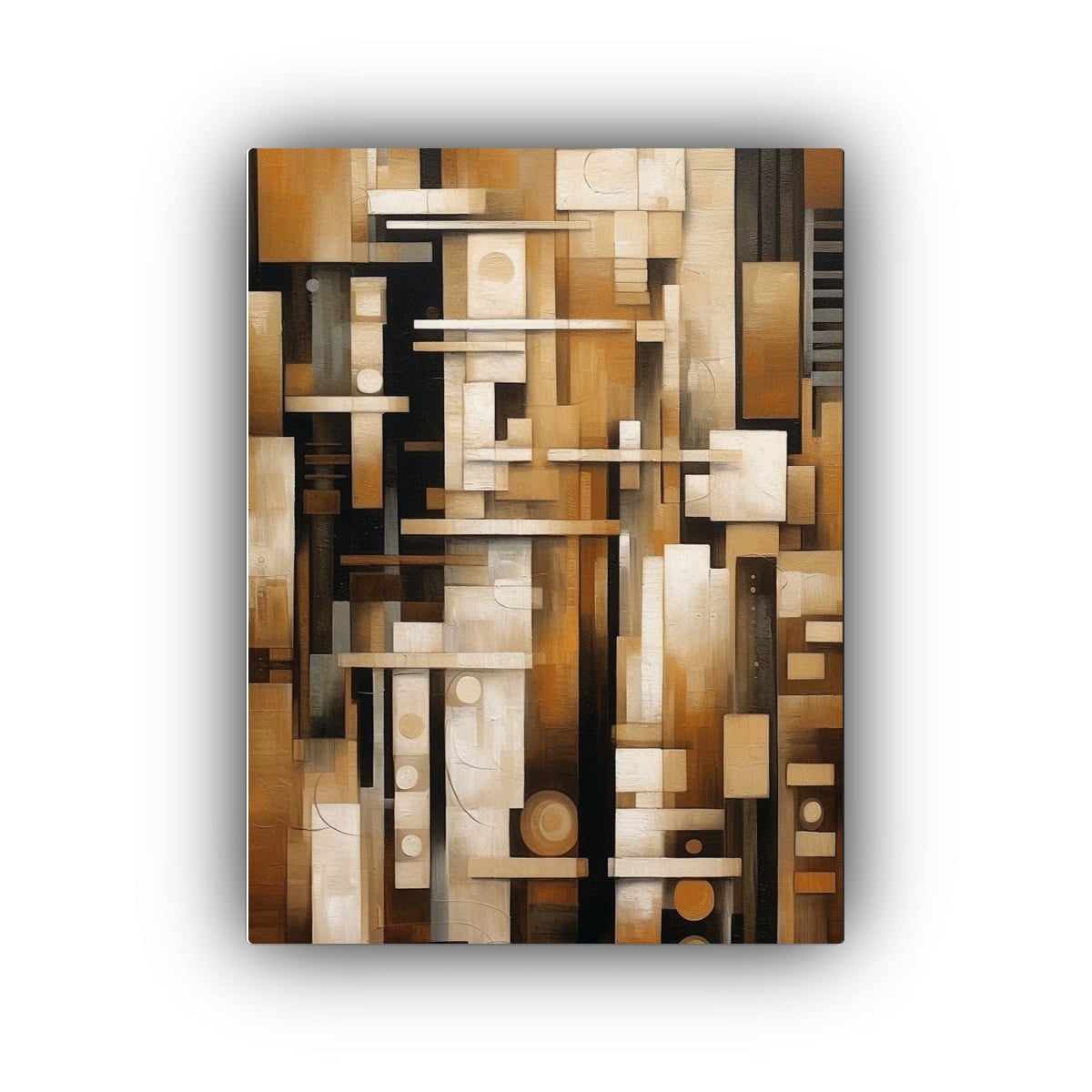 PINTURA MODERNA DE ESQUEMA EN BASTIDOR, 50X75 CM - 1