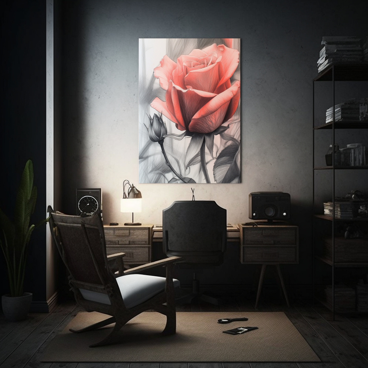 LIENZO DE TELA INSPIRACIÓN COLORES VIBRANTES EN 60X90 CM - 2