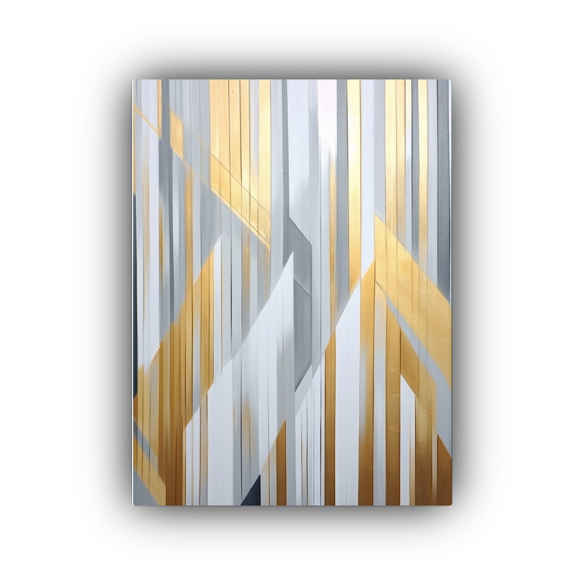 CUADRO ABSTRACTO JUVENIL CON LÍNEAS GEOMÉTRICAS 40X50 CM - 1