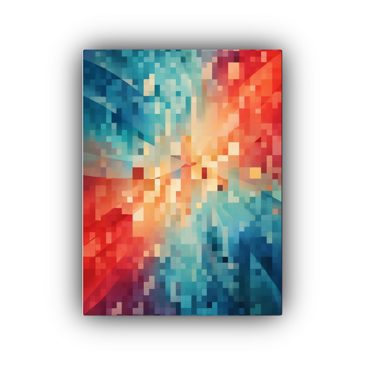 CUADRO DECORATIVO GEOMÉTRICO CON DISEÑO DE 50X75 CM - 1