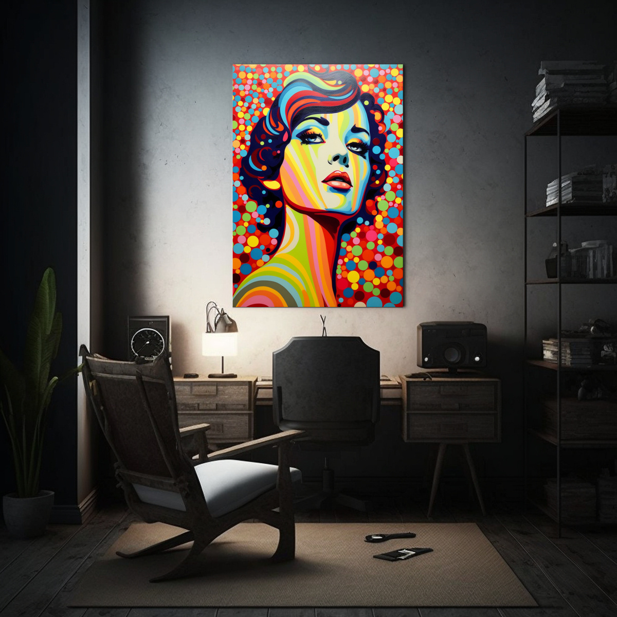 EXPOSICIÓN HORIZONTAL DE CANVA EN ESTILO DE 20X30 CM - 2