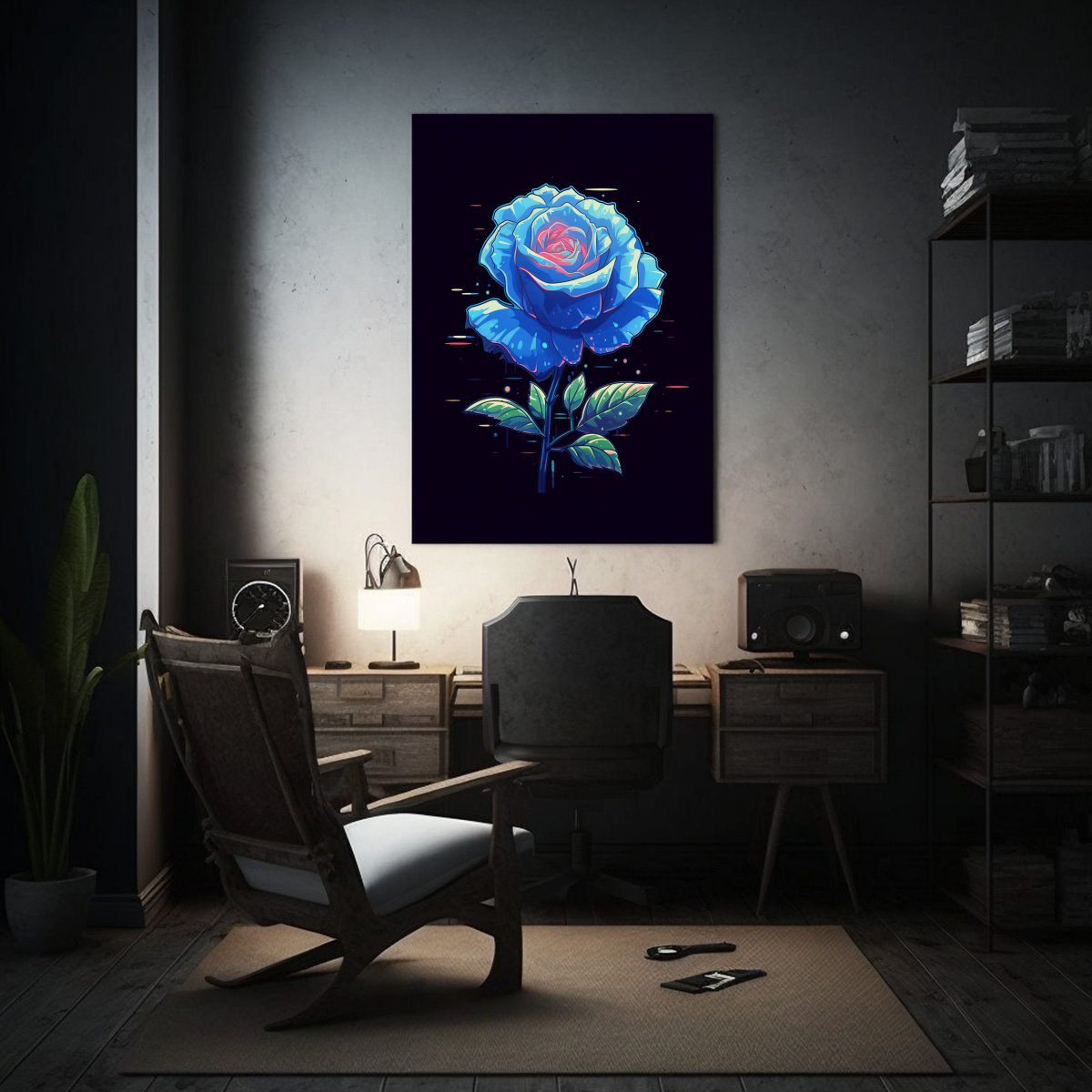 CUADRO DECORATIVO DE PIXEL ART ESTILO OCHO BITS 60X90 CM - 2