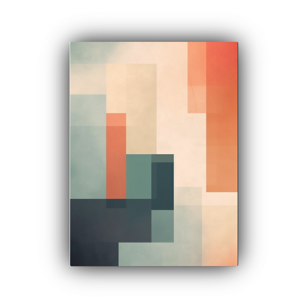 CUADRO DECORATIVO MINIMALISTA, PINTURA ABSTRACTA 20X30 CM - 1