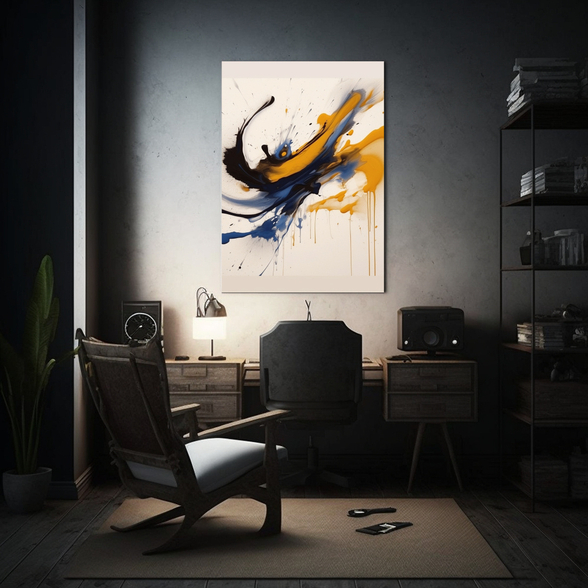 CUADRO ESTILO GALERÍA: VITALIDAD, PINTURA AL 40X50 CM - 2