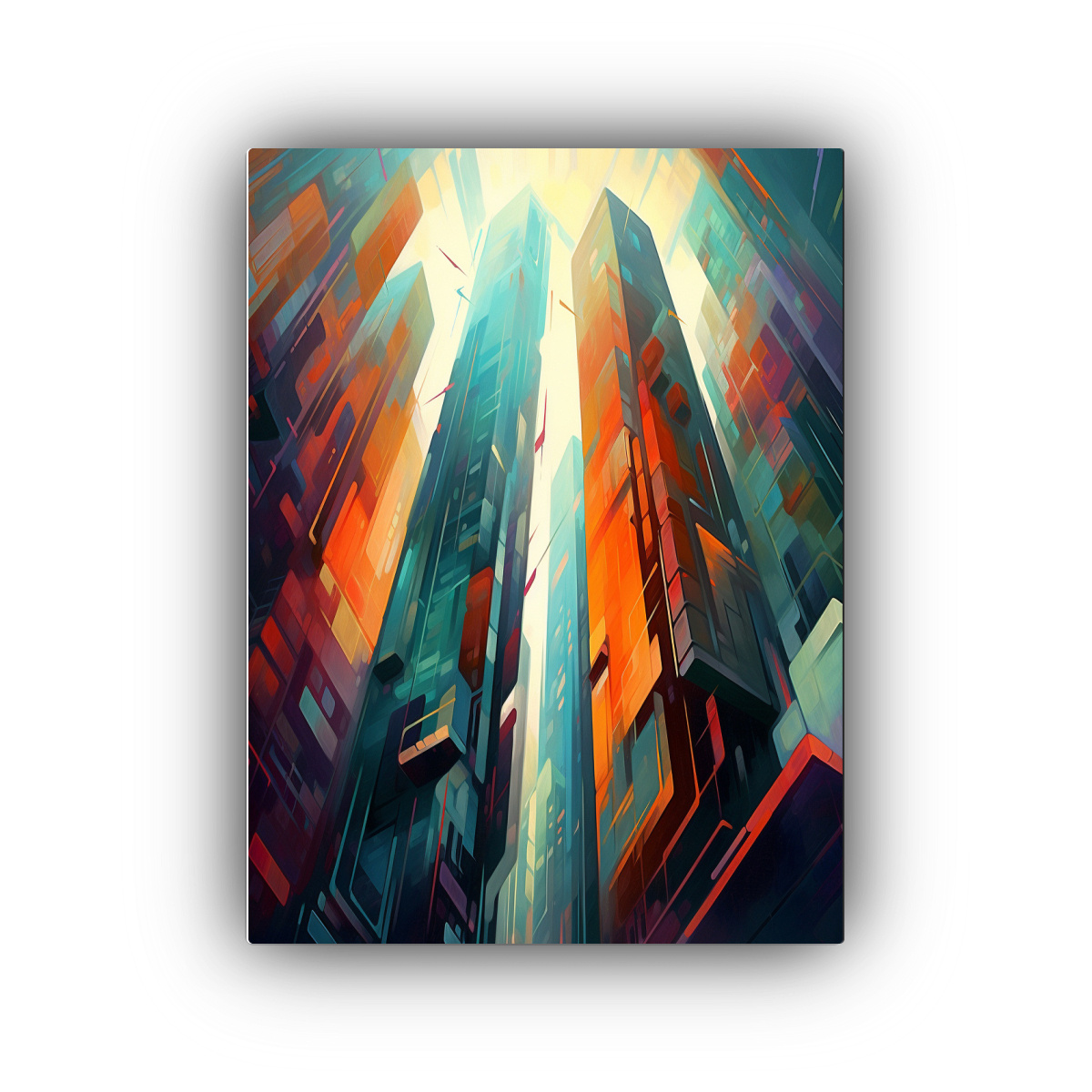 PINTURAS DE ARTE ABSTRACTO CONTEMPORÁNEO CON 30X40 CM - 1