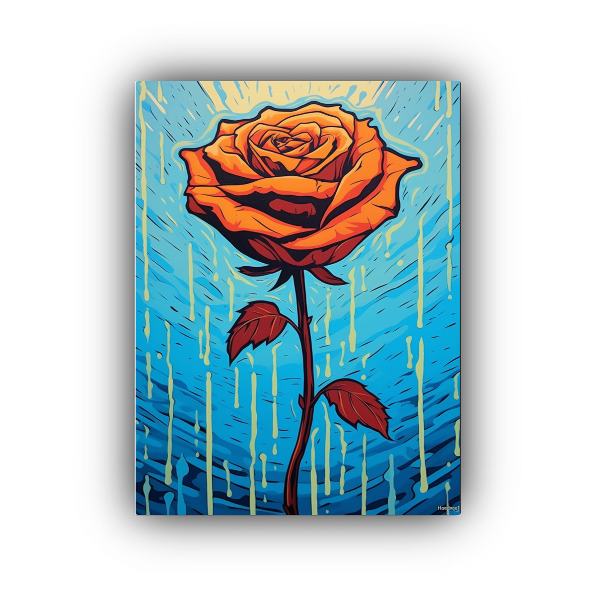 PINTURA DECORATIVA: EXPRESIÓN EQUILIBRIO VISUAL 30X45 CM - 1