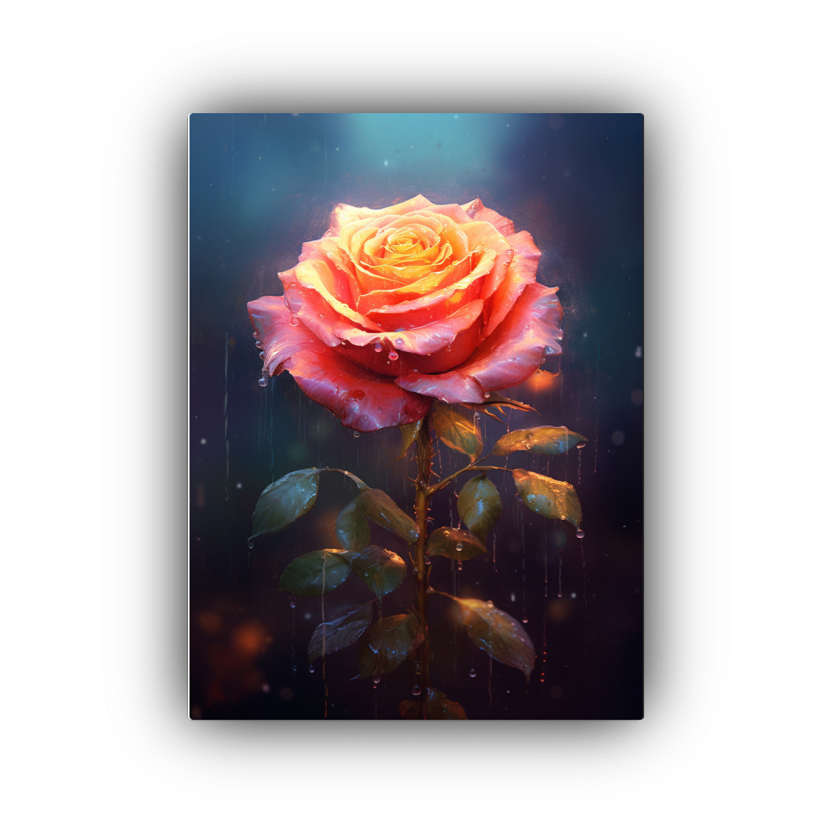 CUADRO DE DECORACIÓN ESTILO THOMAS KINKADE DE 40X60 CM - 1